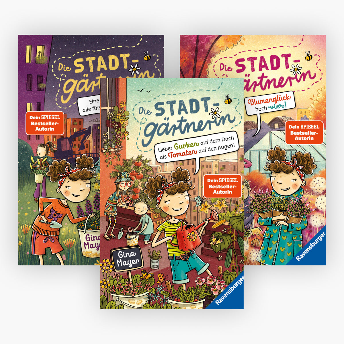 Die Stadtgärtnerin Band 1-3 plus 1 exklusives Postkartenset