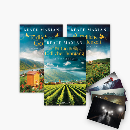 Die Lou Conrad Krimi-Reihe Band 1-3 plus 1 exklusives Postkartenset