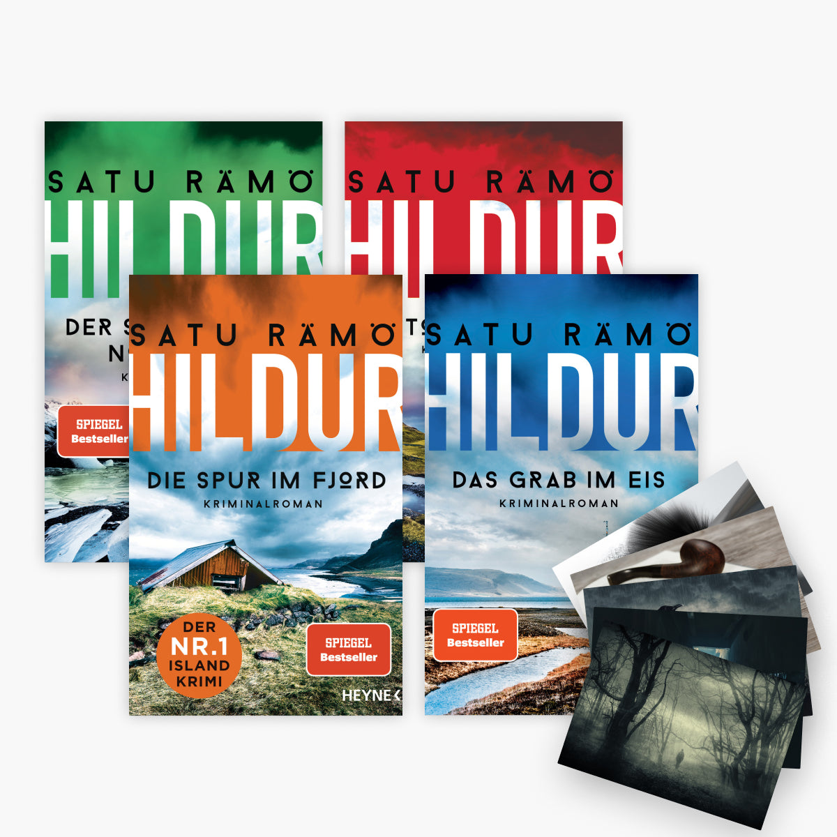 Die Hildur-Reihe Band 1-4 plus 1 exklusives Postkartenset