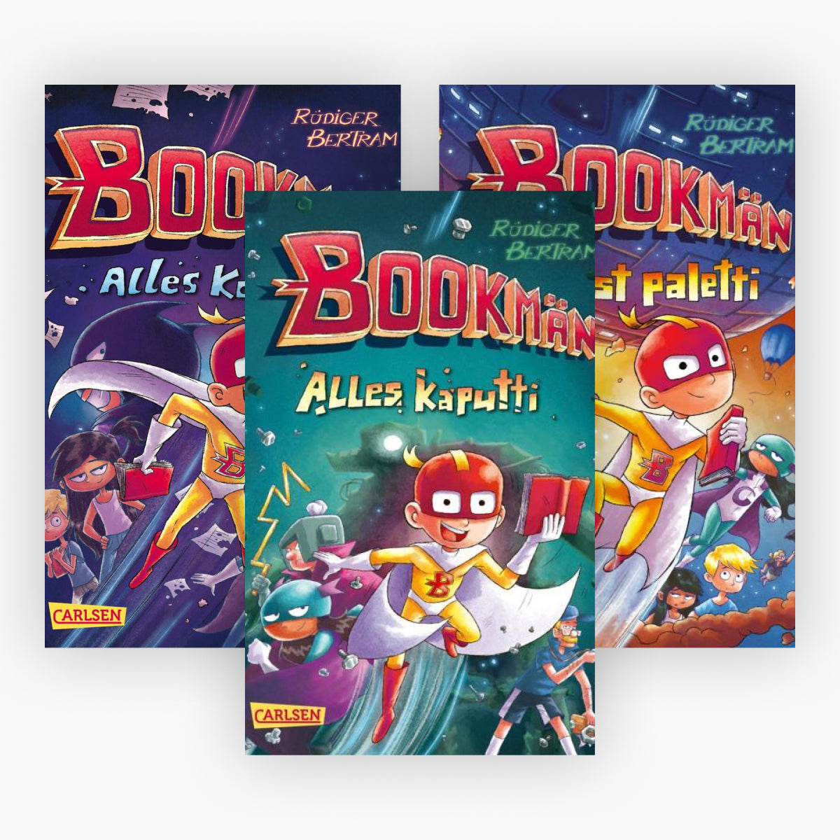 Die Bookmän-Reihe Band 1-3 plus 1 exklusives Postkartenset