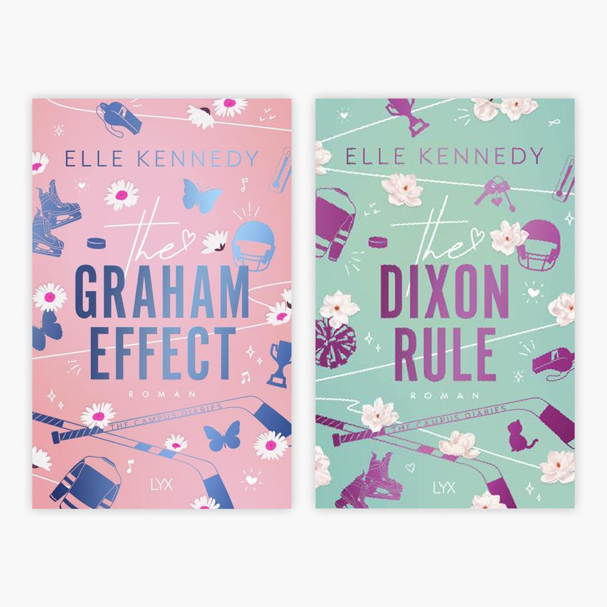 Die Campus Diaries-Reihe Band 1+2 plus 1 exklusives Postkartenset