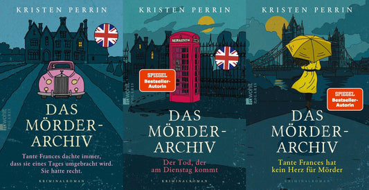 Das Mörderarchiv Band 1-3 plus 1 exklusives Postkartenset
