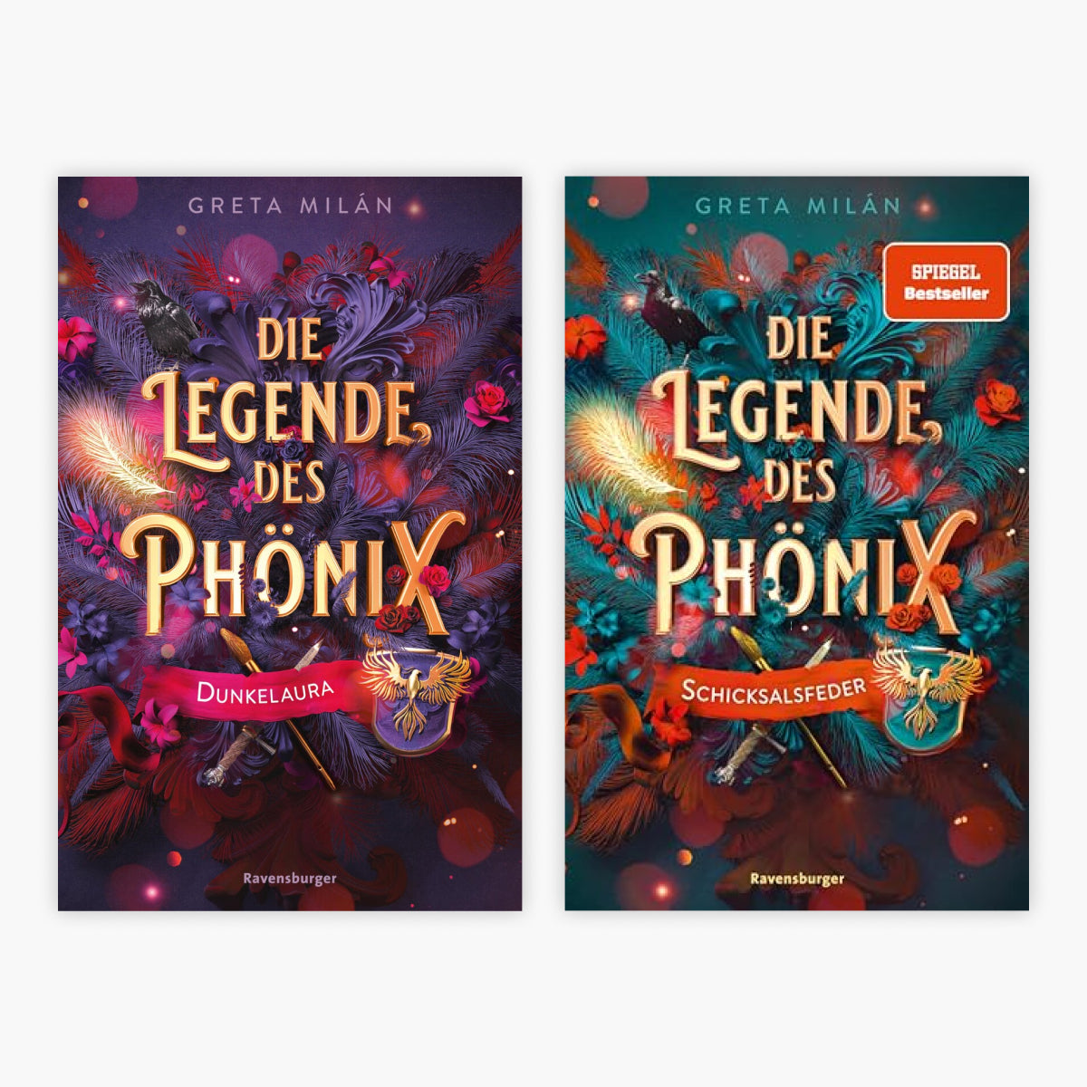 Die Legende des Phönix Band 1+2 plus 1 exklusives Postkartenset