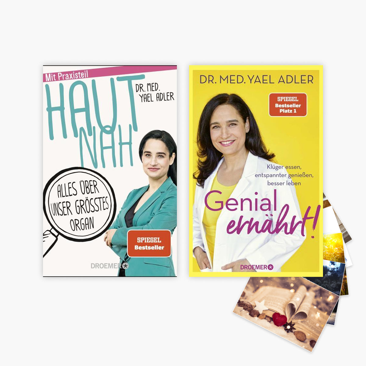 Dr. med. Yael Adler Gesundheits-Set: Haut nah + Genial ernährt! + 1 exklusives Postkartenset
