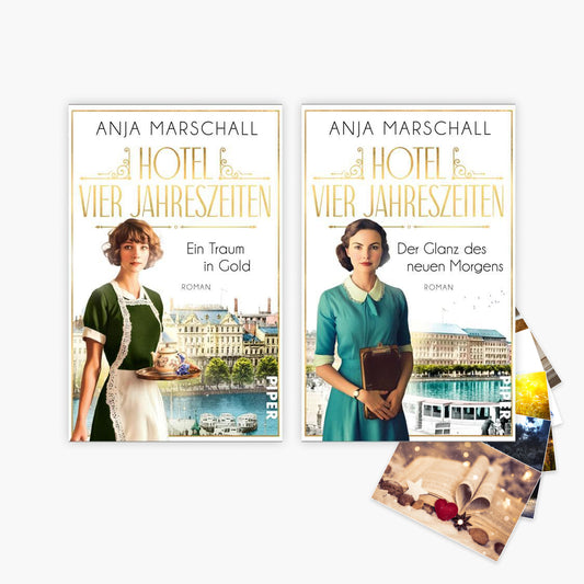 Das Vier Jahreszeiten Band 1+2 plus 1 exklusives Postkartenset