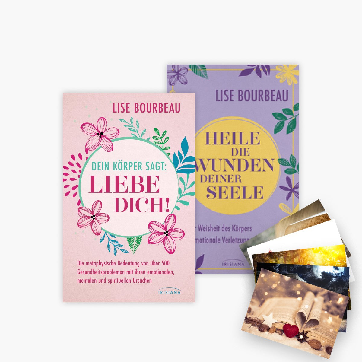 Dein Körper sagt: Liebe dich + Heile die Wunden Deiner Seele + 1 exklusives Postkartenset