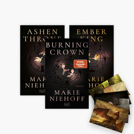 Die Dragonbound-Reihe Band 1-3 plus 1 exklusives Postkartenset