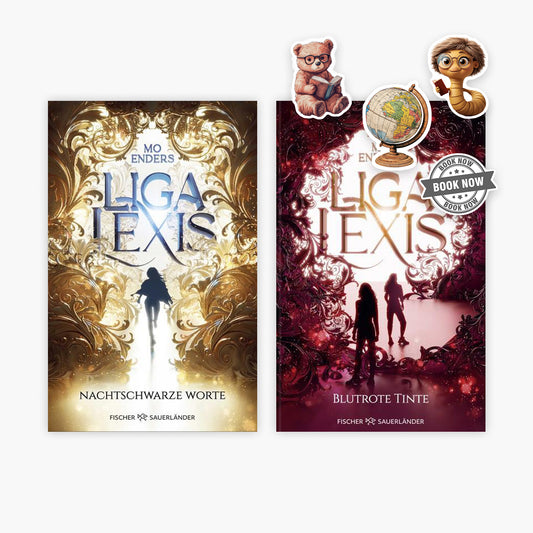Die Liga Lexis-Reihe Band 1+2 plus 1 exklusives Stickerset