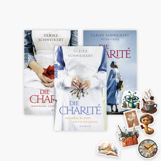 Die Charité-Reihe Band 1-3 plus 1 exklusives Stickerset