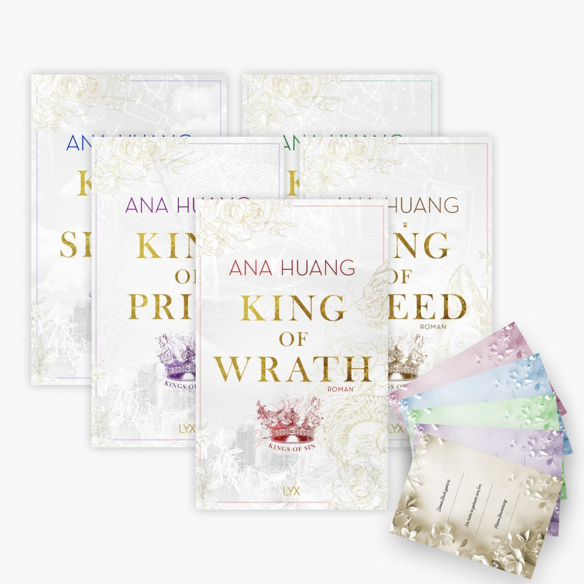 Kings of Sin Band 1-5 plus 1 exklusives Postkartenset