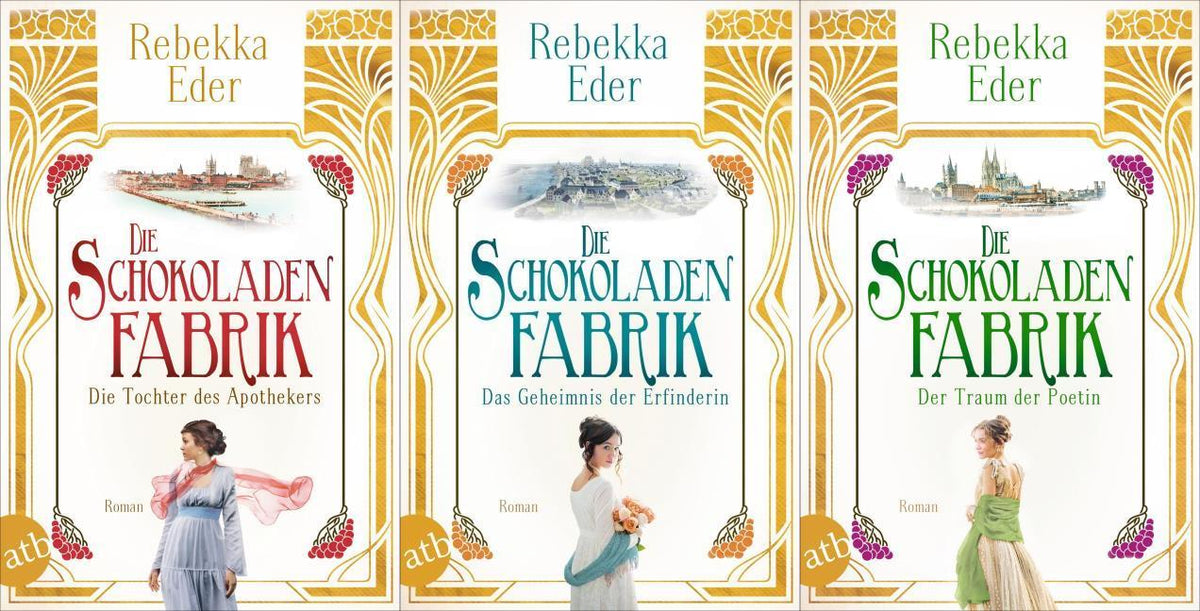 Die Schokoladenfabrik Band 1-3 plus 1 exklusives Postkartenset