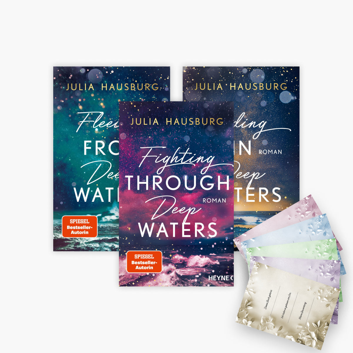 Die Deep Waters-Reihe Band 1-3 plus 1 exklusives Postkartenset