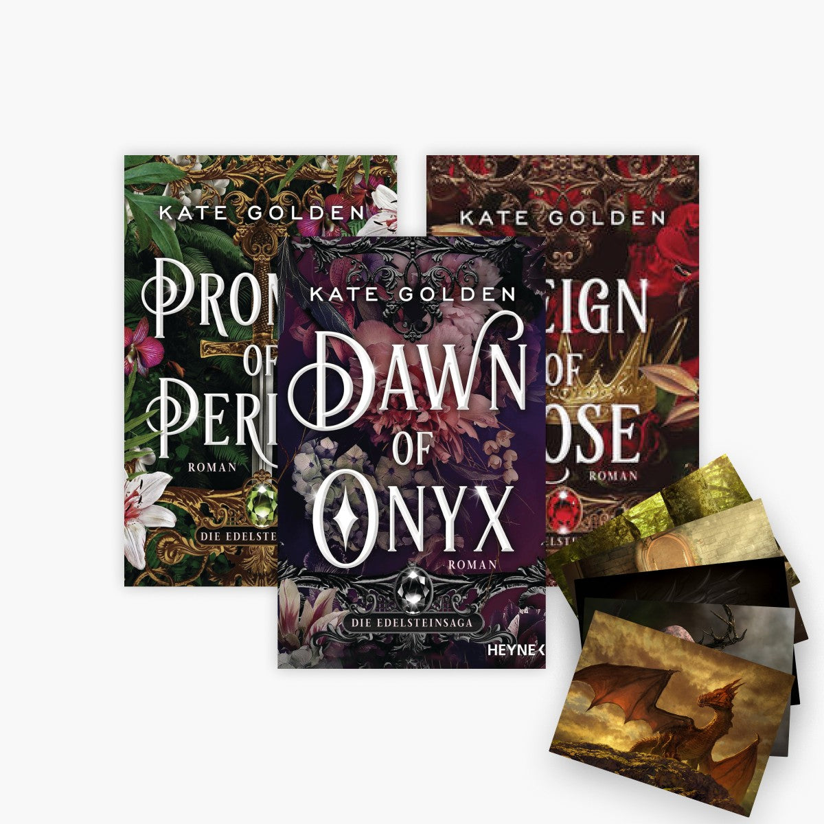 Die Edelstein-Saga Band 1-3 plus 1 exklusives Postkartenset