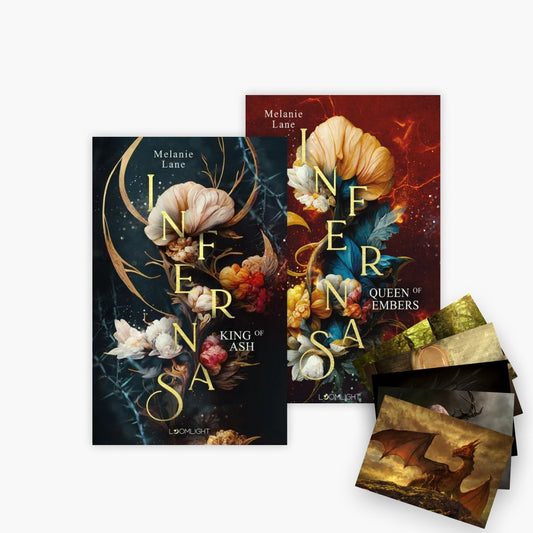 Die Infernas-Reihe Band 1+2 plus 1 exklusives Postkartenset