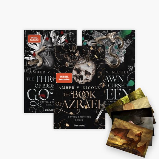 Die Götter und Monster-Reihe Band 1-3 plus 1 exklusives Postkartenset