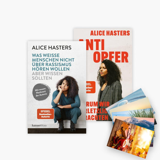 Das Alice Hasters-Set 2 Bücher + 1 exklusives Postkartenset
