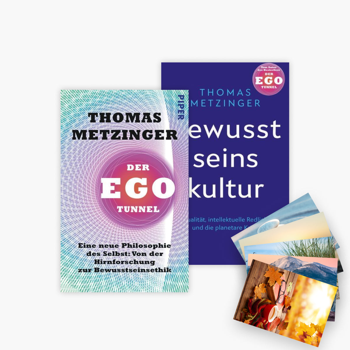 Der Ego-Tunnel + Bewusstseinskultur + 1 exklusives Postkartenset