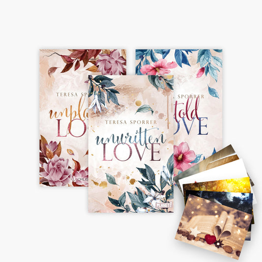Die Unwritten-Reihe Band 1-3 plus 1 exklusives Postkartenset