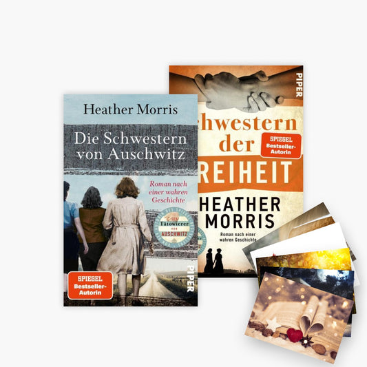 Die Schwestern von Auschwitz + Schwestern der Freiheit + 1 exklusives Postkartenset