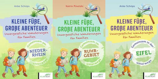 Kleine Füße, große Abenteuer: 3 Bände im Set + 1 exklusives Stickerset
