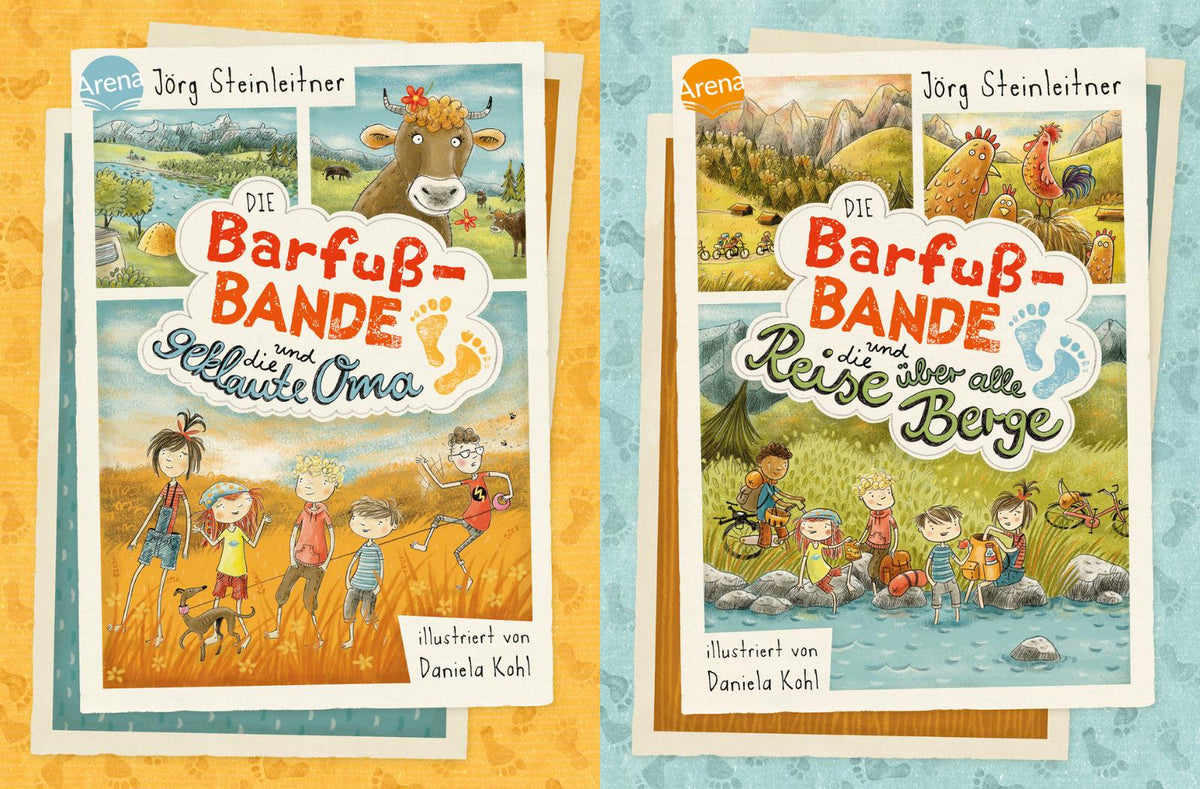 Die Barfuß-Bande Band 1+2 plus 1 exklusives Postkartenset