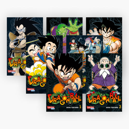 Dragon Ball Massiv Band 1-7 plus 1 exklusives Postkartenset