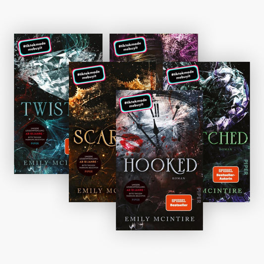 Die Never After-Reihe Band 1-5 plus 1 exklusives Postkartenset