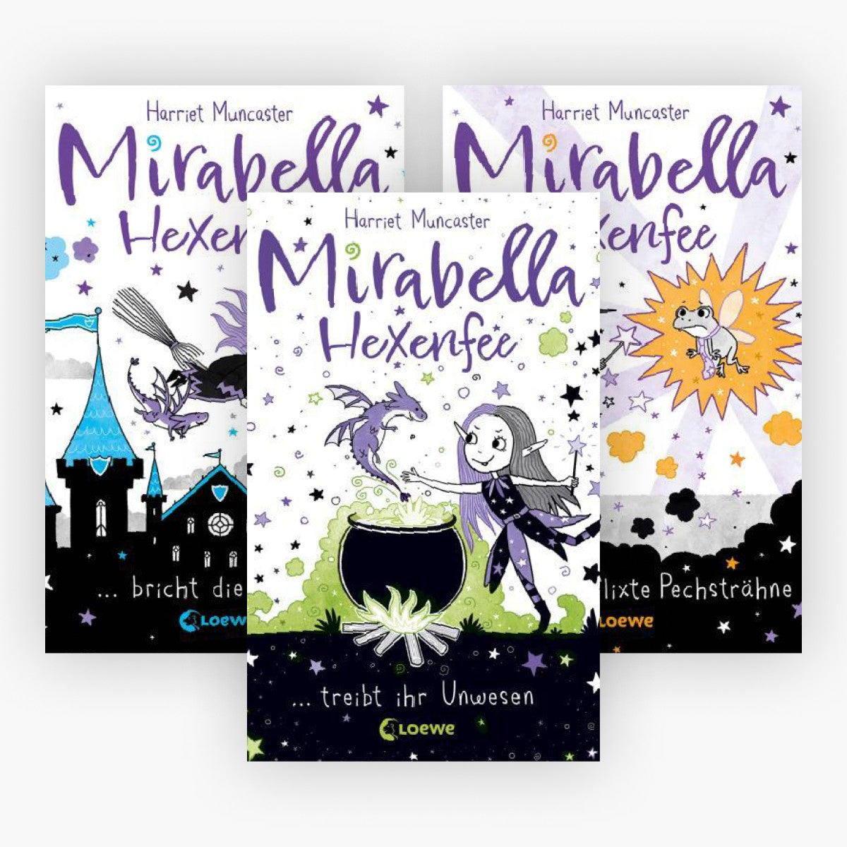 Die Mirabella Hexenfee-Reihe Band 1-3 plus 1 exklusives Postkartenset