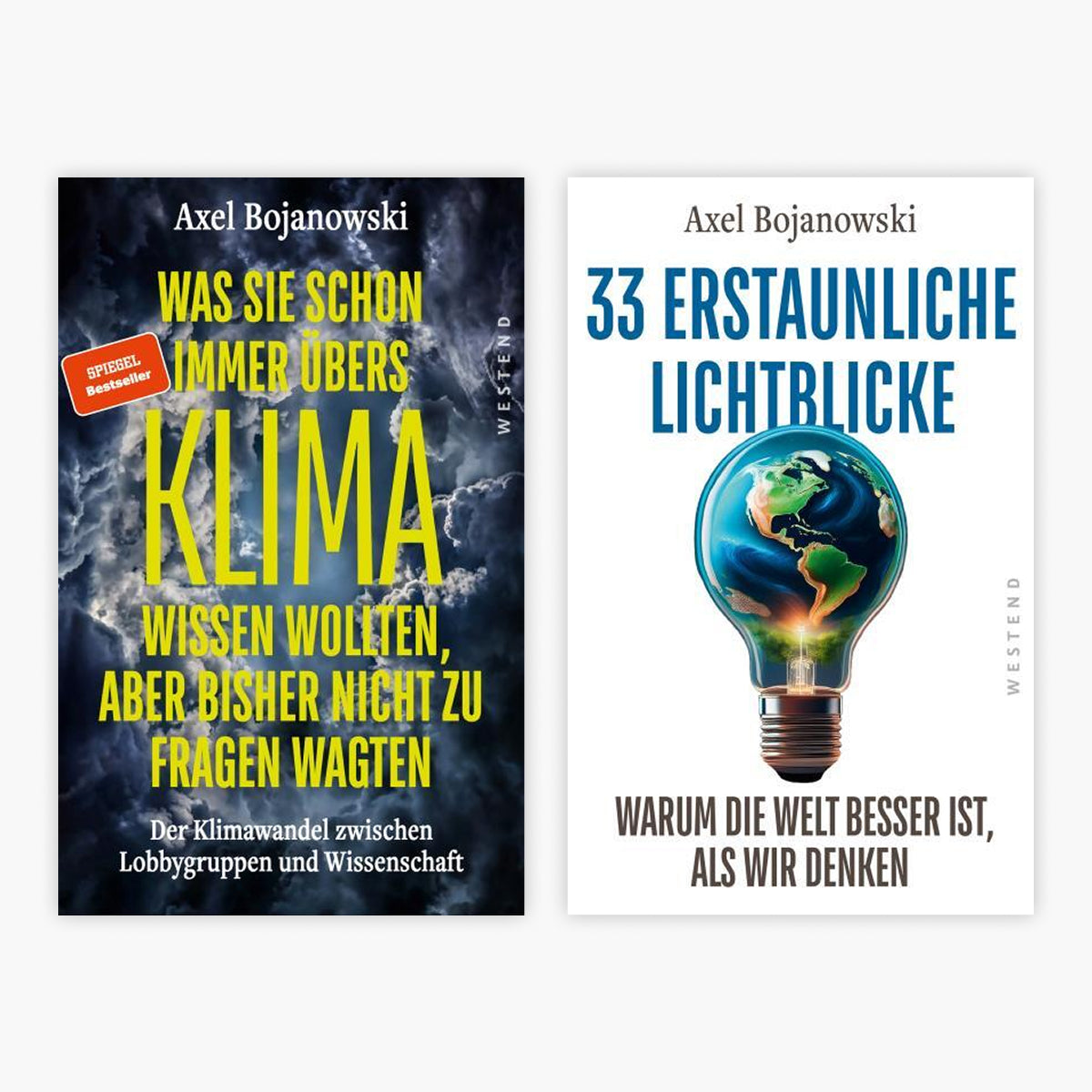 2 faszinierende Klimabücher von Axel Bojanowski im Set + 1 exklusives Postkartenset