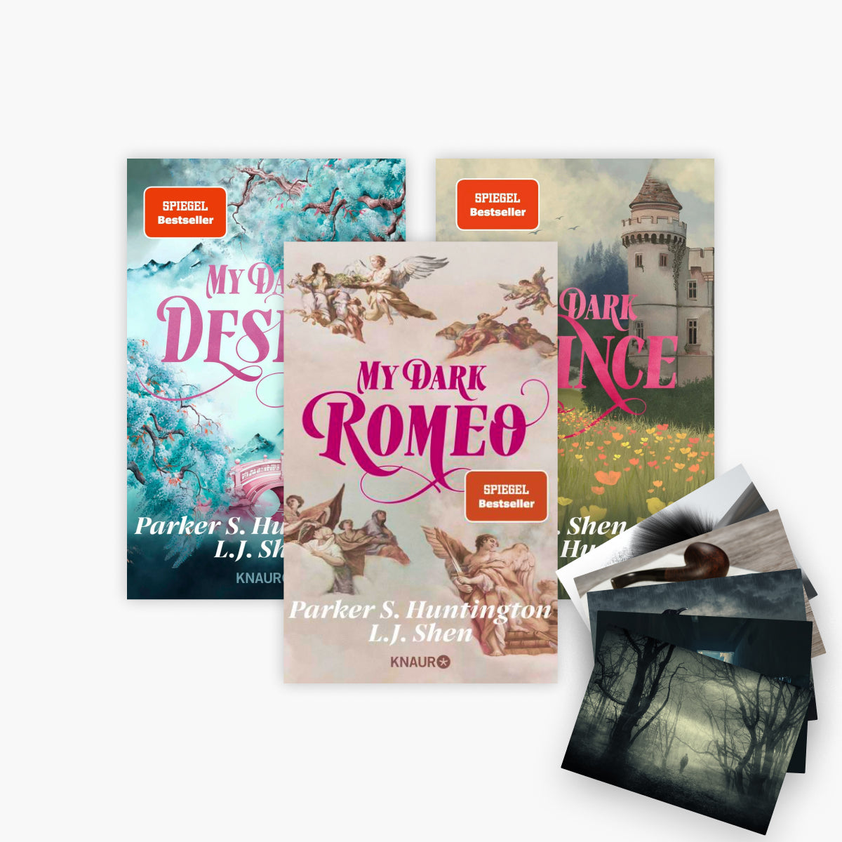 Die Dark Prince Road-Reihe Band 1-3 plus 1 exklusives Postkartenset