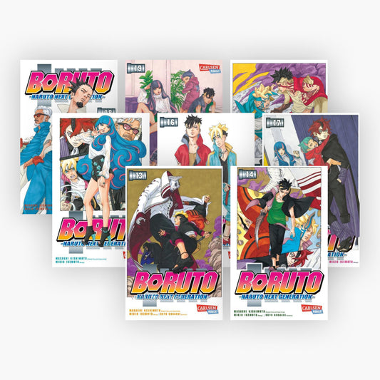 Boruto – Naruto the next Generation Band 13-20 plus 1 exklusives Stickerset