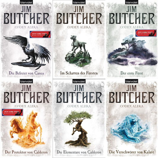 Codex Alera, Band 1,2,3,4,5,6 (Codex Alera) + 1 exklusives Postkartenset