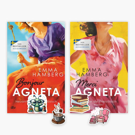 Die Neuanfang auf Französisch-Reihe Band 1+2 plus 1 exklusives Stickerset
