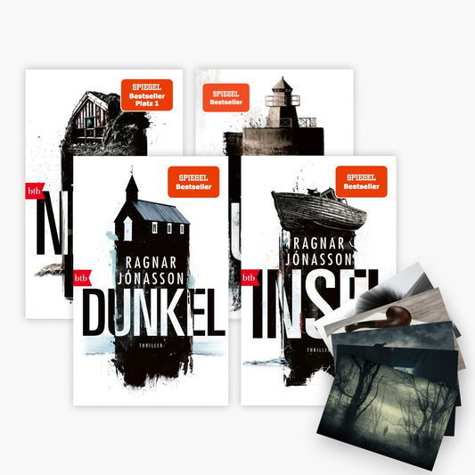 Die Hulda-Thriller Band 1-4 plus 1 exklusives Postkartenset