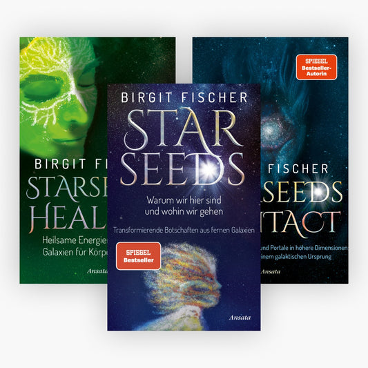 Starseeds / Starseeds-Healing / Starseeds-Contact im Set + plus 1 exklusives Postkartenset
