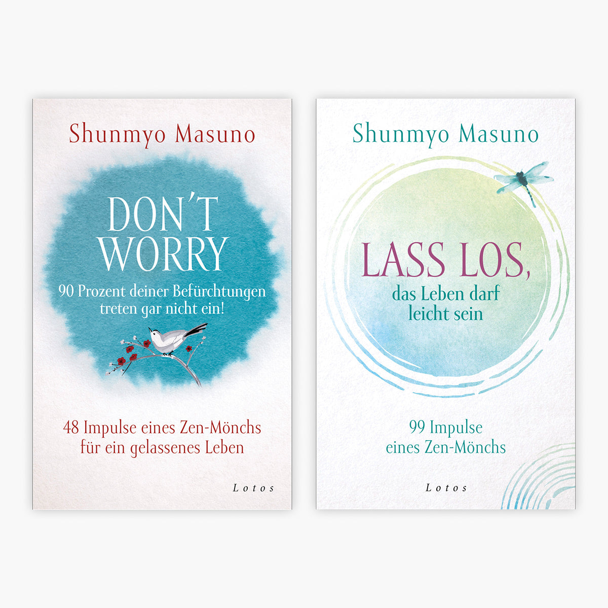 Lass los + Don't Worry von Zen-Meister Shunmyo Masuno + 1 exklusives Postkartenset