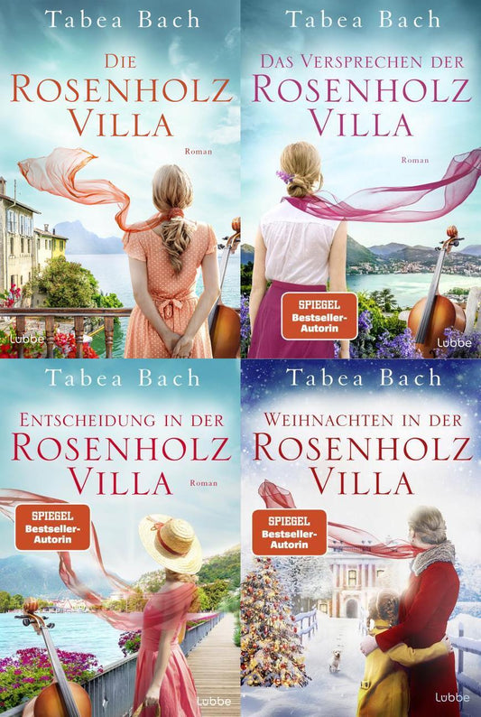 Die Rosenholzvilla Band 1-4 plus 1 exklusives Postkartenset