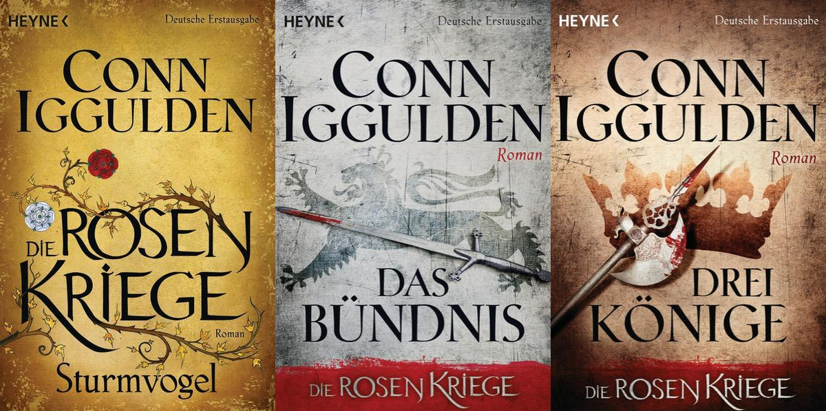 Conn Iggulden Die Rosenkriege-Serie + 1 exklusives Postkartenset