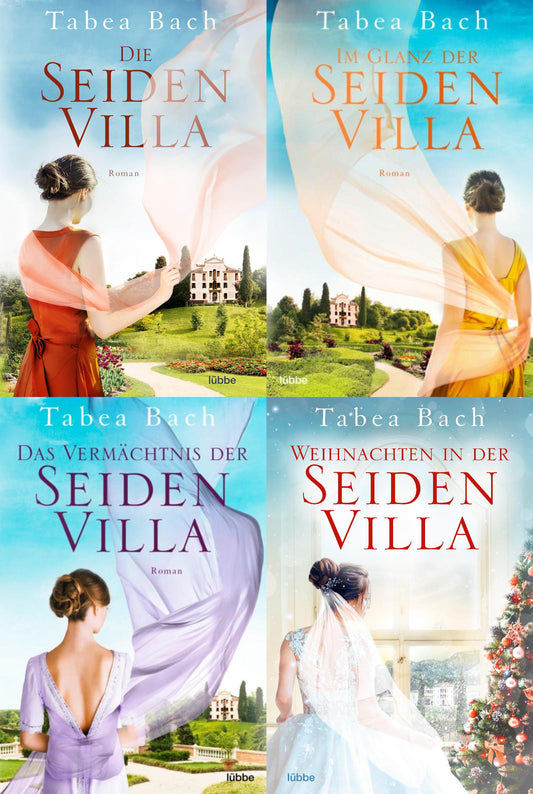 Die Seidenvilla-Saga Band 1-4 plus 1 exklusives Postkartenset