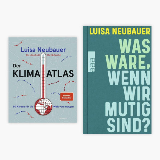 Der Klima-Atlas + Was wäre, wenn wir mutig sind + 1 exklusives Postkartenset
