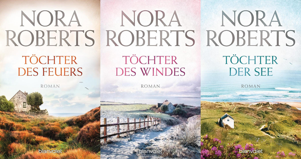 Die Irland-Trilogie.Töchter des Feuers / Töchter des Windes / Töchter der See + 1 exklusives Postkartenset