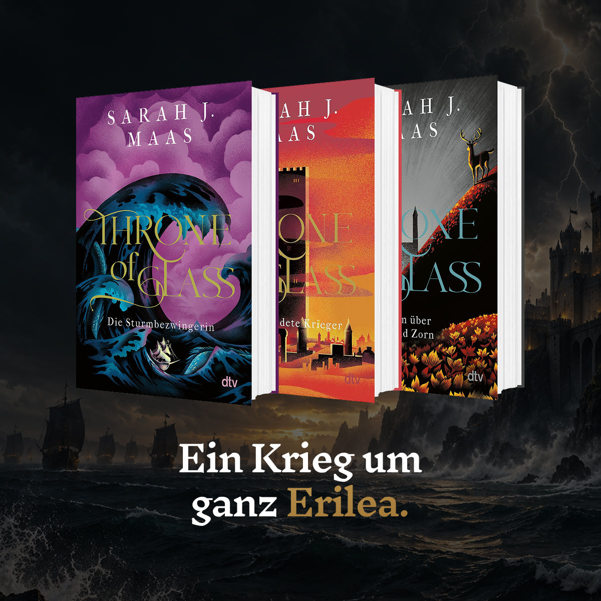 Die Throne of Glass Reihe Band 1-7 in der Neuausgabe + 1 exklusives Postkartenset – 3 [who:123]