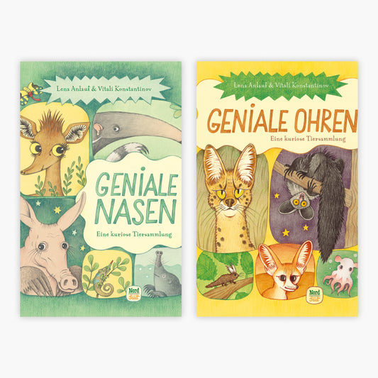 Geniale Nasen + Geniale Ohren + 1 exklusives Postkartenset