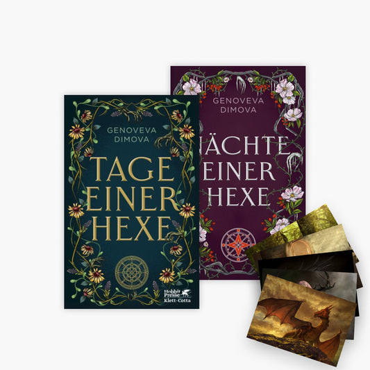 Hexenkompendium der Monster Band 1+2 plus 1 exklusives Postkartenset