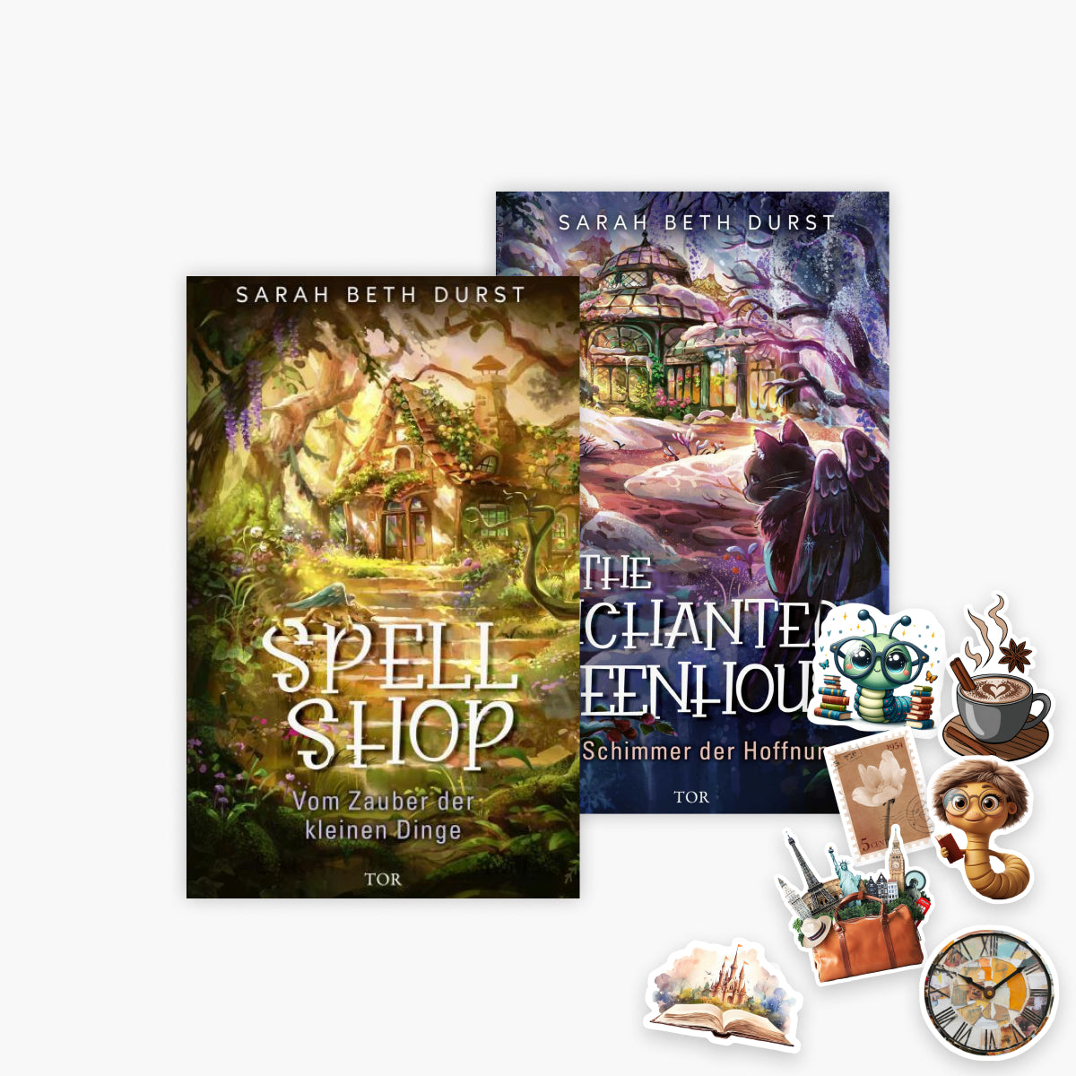 Spellshop + The Enchanted Greenhouse + 1 exklusives Stickerset