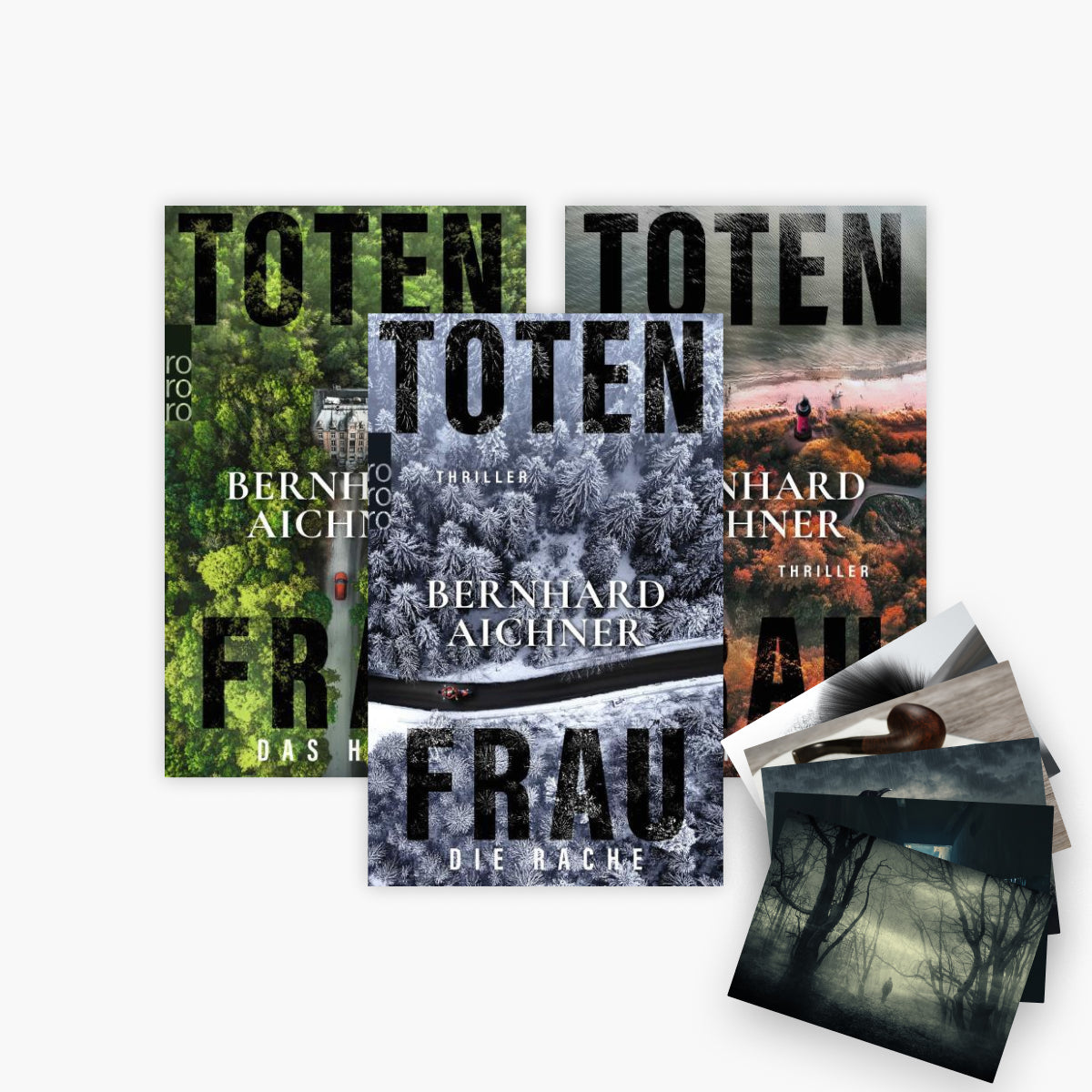 Die Totenfrau-Serie Band 1-3 plus 1 exklusives Postkartenset