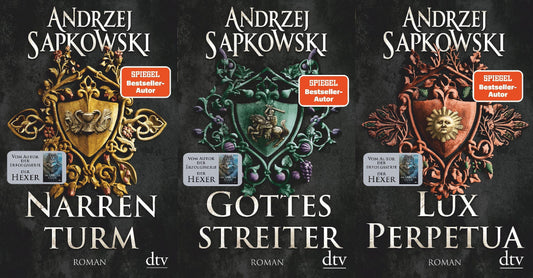 Die Narrenturm-Trilogie von Andrzej Sapkowski + 1 exklusives Postkartenset