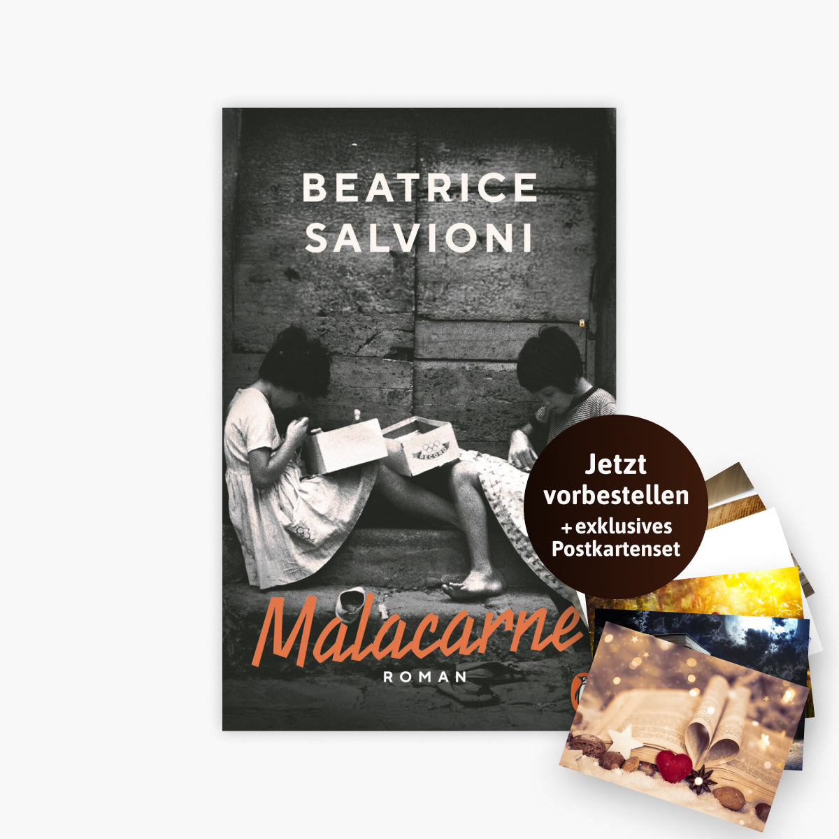 Malacarne - der neue Roman plus 1 exklusives Postkartenset