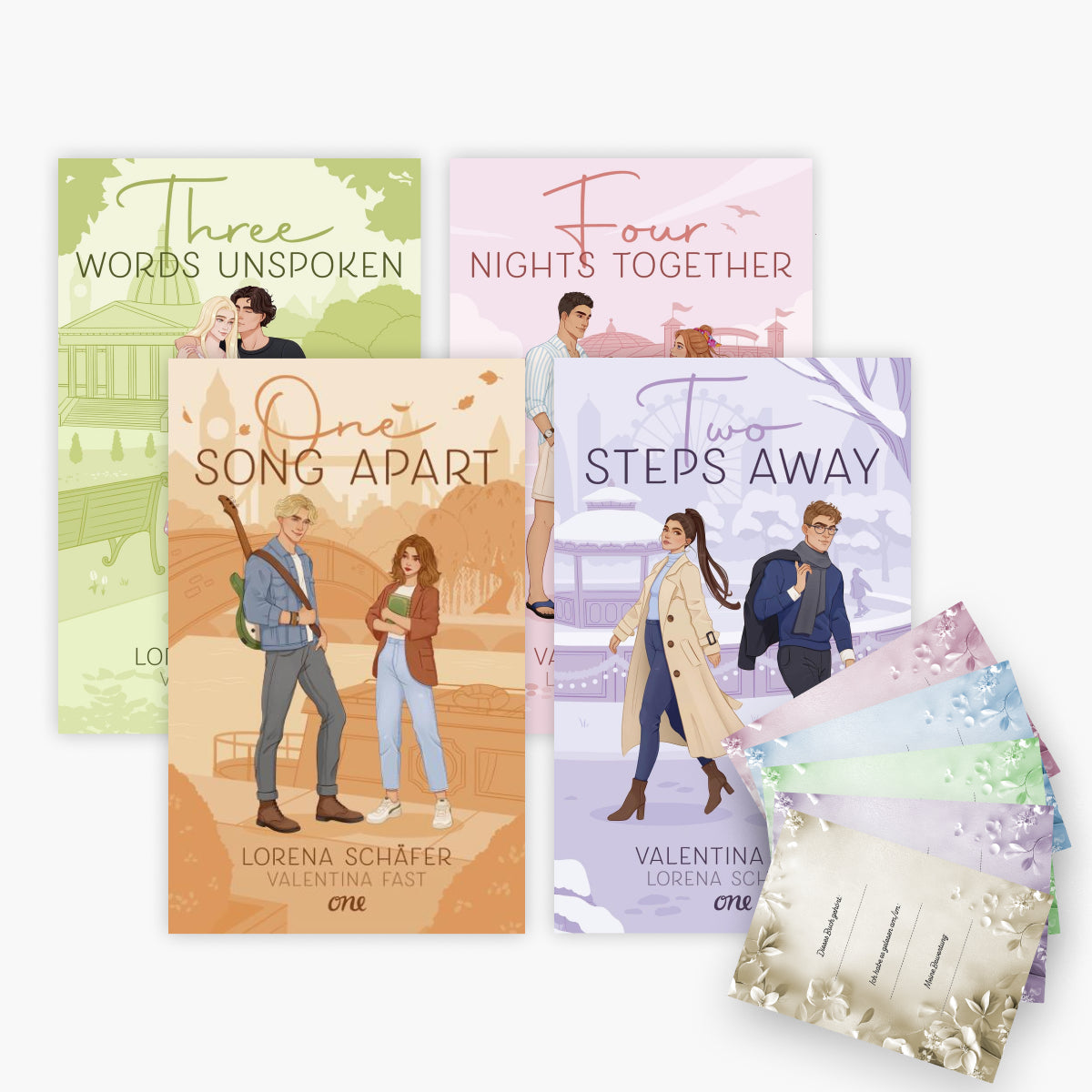 Die London Hearts-Reihe Band 1-4 plus 1 exklusives Postkartenset