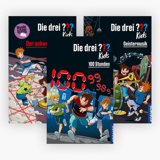 Die drei ??? Kids: 100 Stunden - Der schwarze Diamant - Geistermusik plus 1 exklusives Postkartenset